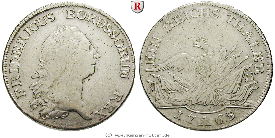 Klicken Sie auf das Bild um es auf Ihrem Rechner zu speichern brandenburg-preussen-friedrich-ii-reichstaler/65924.jpg