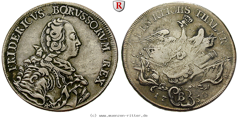 Klicken Sie auf das Bild um es auf Ihrem Rechner zu speichern brandenburg-preussen-friedrich-ii-reichstaler/69439.jpg