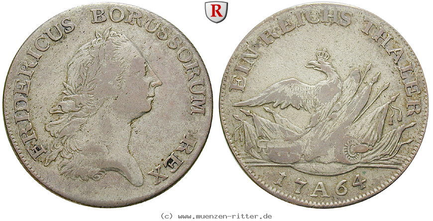 Klicken Sie auf das Bild um es auf Ihrem Rechner zu speichern brandenburg-preussen-friedrich-ii-reichstaler/79915.jpg
