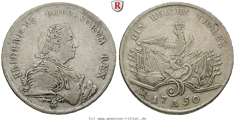 Klicken Sie auf das Bild um es auf Ihrem Rechner zu speichern brandenburg-preussen-friedrich-ii-reichstaler/82094.jpg