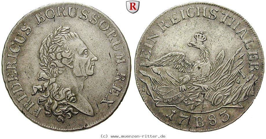 Klicken Sie auf das Bild um es auf Ihrem Rechner zu speichern brandenburg-preussen-friedrich-ii-reichstaler/92964.jpg