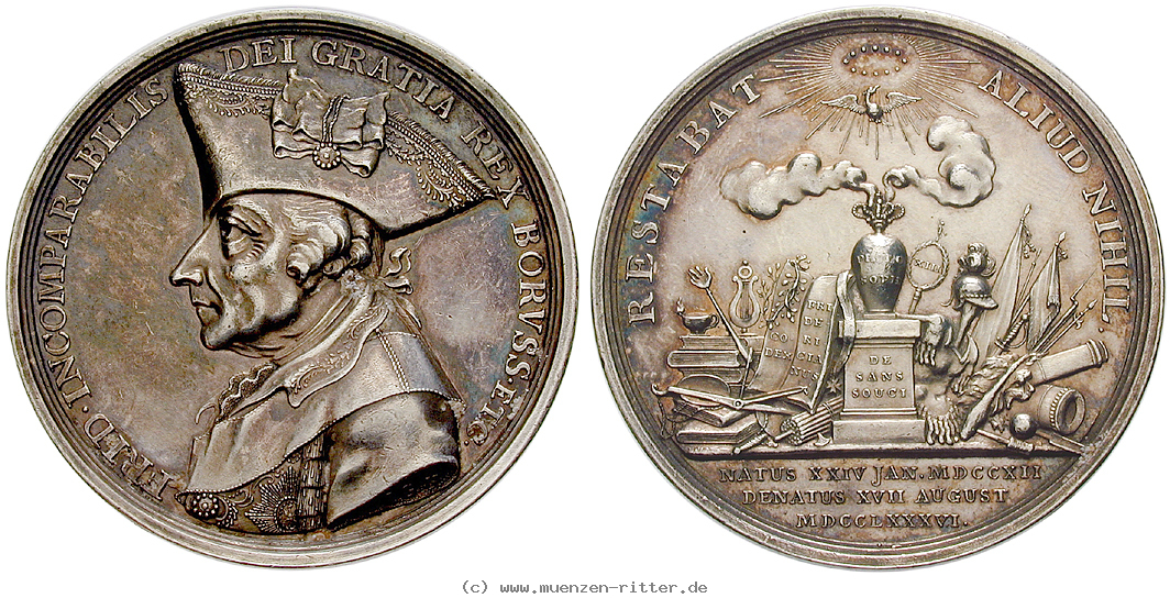 Klicken Sie auf das Bild um es auf Ihrem Rechner zu speichern brandenburg-preussen-friedrich-ii-silbermedaille/16702.jpg