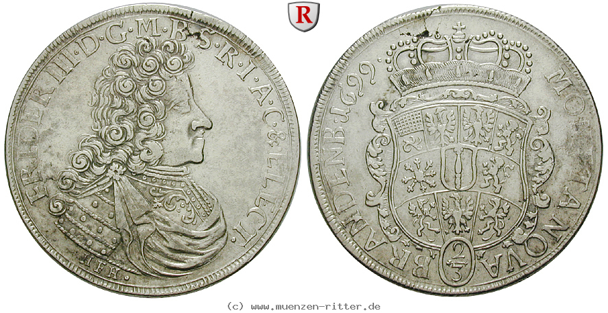 Klicken Sie auf das Bild um es auf Ihrem Rechner zu speichern brandenburg-preussen-friedrich-iii-2-3-taler/19589.jpg