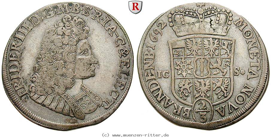 Klicken Sie auf das Bild um es auf Ihrem Rechner zu speichern brandenburg-preussen-friedrich-iii-2-3-taler/96339.jpg