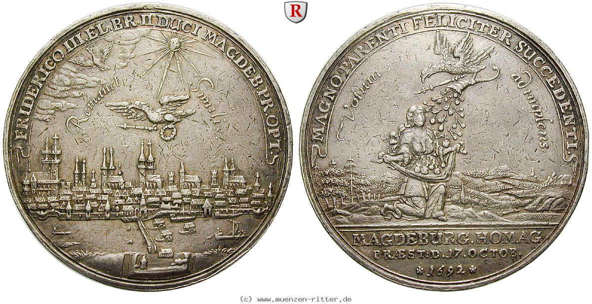 Klicken Sie auf das Bild um es auf Ihrem Rechner zu speichern brandenburg-preussen-friedrich-iii-schautaler/51740.jpg