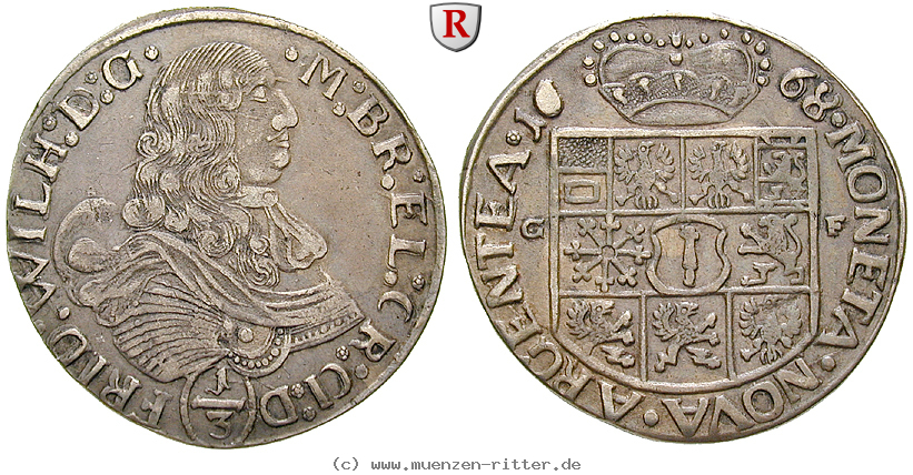 Klicken Sie auf das Bild um es auf Ihrem Rechner zu speichern brandenburg-preussen-friedrich-wilhelm-1-3-taler/79352.jpg