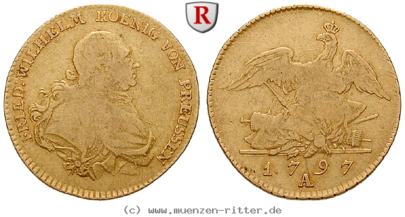 Klicken Sie auf das Bild um es auf Ihrem Rechner zu speichern brandenburg-preussen-friedrich-wilhelm-ii-friedrichs-d-or/57979.jpg