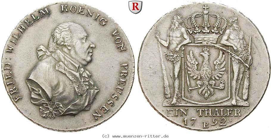 Klicken Sie auf das Bild um es auf Ihrem Rechner zu speichern brandenburg-preussen-friedrich-wilhelm-ii-taler/28770.jpg