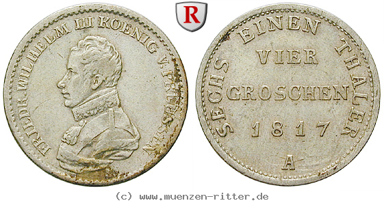 Klicken Sie auf das Bild um es auf Ihrem Rechner zu speichern brandenburg-preussen-friedrich-wilhelm-iii-1-6-taler--4-groschen/54602.jpg