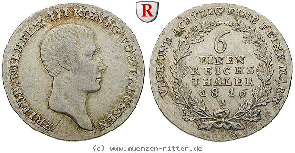 Klicken Sie auf das Bild um es auf Ihrem Rechner zu speichern brandenburg-preussen-friedrich-wilhelm-iii-1-6-taler/17680.jpg