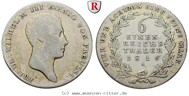 Klicken Sie auf das Bild um es auf Ihrem Rechner zu speichern brandenburg-preussen-friedrich-wilhelm-iii-1-6-taler/81667.jpg