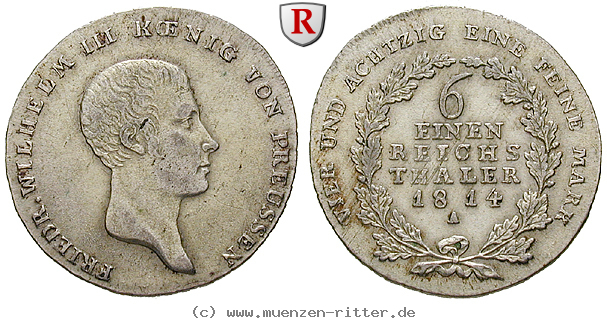 Klicken Sie auf das Bild um es auf Ihrem Rechner zu speichern brandenburg-preussen-friedrich-wilhelm-iii-1-6-taler/85917.jpg