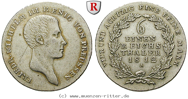 Klicken Sie auf das Bild um es auf Ihrem Rechner zu speichern brandenburg-preussen-friedrich-wilhelm-iii-1-6-taler/85952.jpg