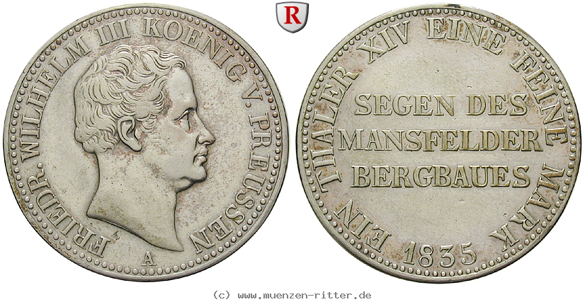 Klicken Sie auf das Bild um es auf Ihrem Rechner zu speichern brandenburg-preussen-friedrich-wilhelm-iii-ausbeutetaler/77706.jpg