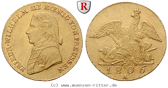 Klicken Sie auf das Bild um es auf Ihrem Rechner zu speichern brandenburg-preussen-friedrich-wilhelm-iii-friedrichs-d-or/26081.jpg