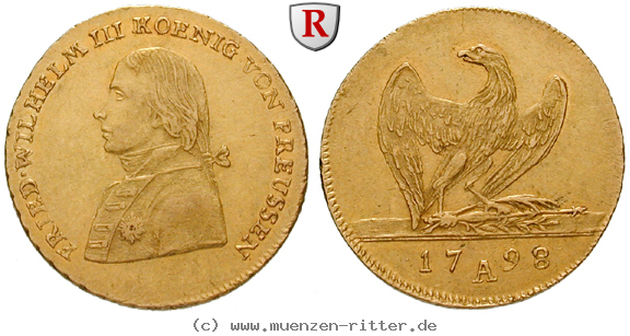 Klicken Sie auf das Bild um es auf Ihrem Rechner zu speichern brandenburg-preussen-friedrich-wilhelm-iii-friedrichs-d-or/52547.jpg
