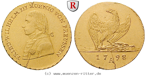 Klicken Sie auf das Bild um es auf Ihrem Rechner zu speichern brandenburg-preussen-friedrich-wilhelm-iii-friedrichs-d-or/53724.jpg
