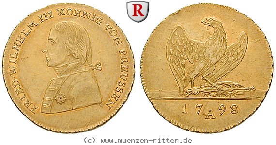 Klicken Sie auf das Bild um es auf Ihrem Rechner zu speichern brandenburg-preussen-friedrich-wilhelm-iii-friedrichs-d-or/76408.jpg