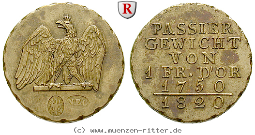 Klicken Sie auf das Bild um es auf Ihrem Rechner zu speichern brandenburg-preussen-friedrich-wilhelm-iii-passiergewicht-fuer-1-friedrich-d-or/53894.jpg