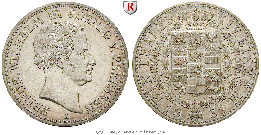 Klicken Sie auf das Bild um es auf Ihrem Rechner zu speichern brandenburg-preussen-friedrich-wilhelm-iii-taler/26929.jpg
