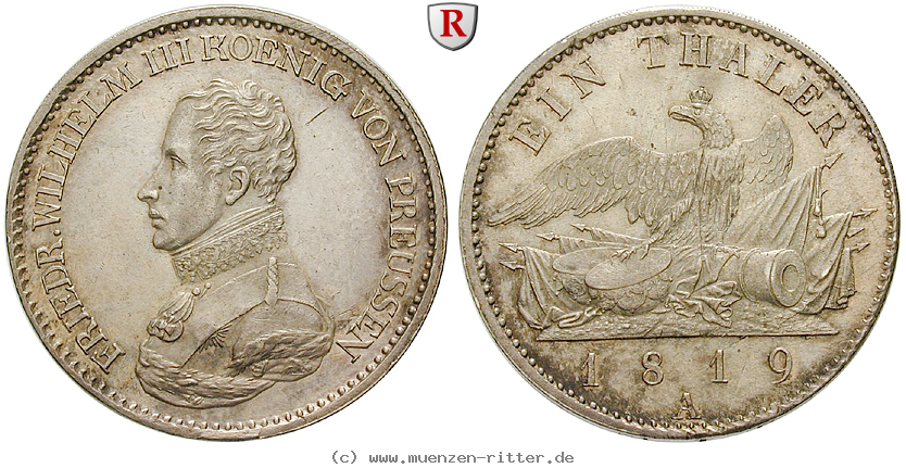 Klicken Sie auf das Bild um es auf Ihrem Rechner zu speichern brandenburg-preussen-friedrich-wilhelm-iii-taler/28765.jpg