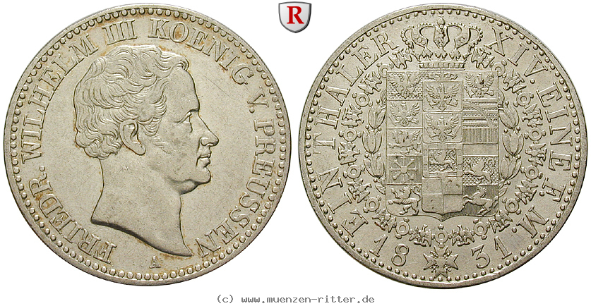 Klicken Sie auf das Bild um es auf Ihrem Rechner zu speichern brandenburg-preussen-friedrich-wilhelm-iii-taler/69434.jpg