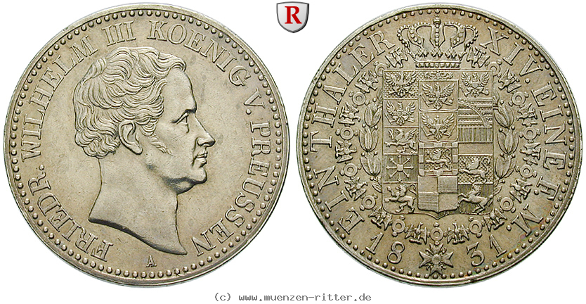 Klicken Sie auf das Bild um es auf Ihrem Rechner zu speichern brandenburg-preussen-friedrich-wilhelm-iii-taler/88255.jpg
