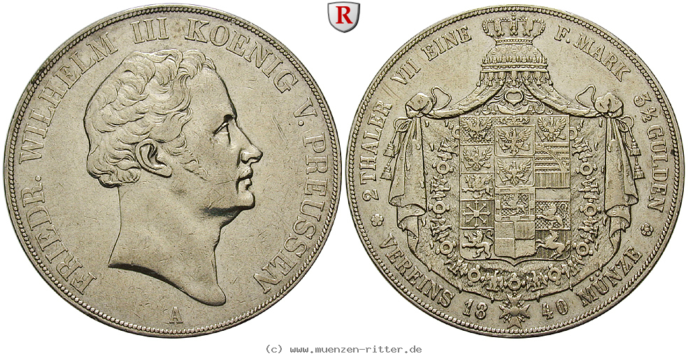 Klicken Sie auf das Bild um es auf Ihrem Rechner zu speichern brandenburg-preussen-friedrich-wilhelm-iii-vereinsdoppeltaler/101753.jpg
