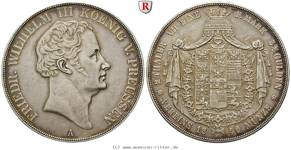 Klicken Sie auf das Bild um es auf Ihrem Rechner zu speichern brandenburg-preussen-friedrich-wilhelm-iii-vereinsdoppeltaler/75331.jpg