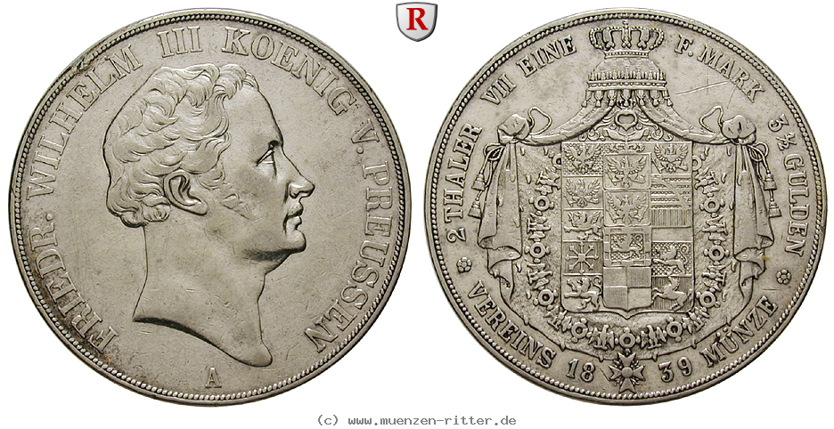 Klicken Sie auf das Bild um es auf Ihrem Rechner zu speichern brandenburg-preussen-friedrich-wilhelm-iii-vereinsdoppeltaler/86507.jpg
