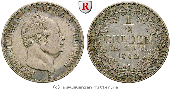 Klicken Sie auf das Bild um es auf Ihrem Rechner zu speichern brandenburg-preussen-friedrich-wilhelm-iv-1-2-gulden/90807.jpg