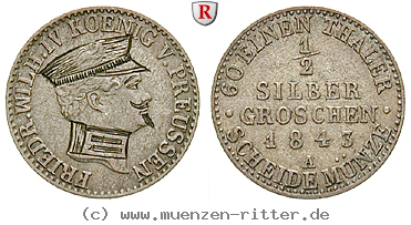 Klicken Sie auf das Bild um es auf Ihrem Rechner zu speichern brandenburg-preussen-friedrich-wilhelm-iv-1-2-silbergroschen/54496.jpg