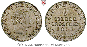 Klicken Sie auf das Bild um es auf Ihrem Rechner zu speichern brandenburg-preussen-friedrich-wilhelm-iv-1-2-silbergroschen/90782.jpg