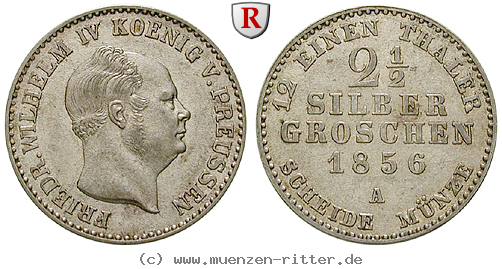 Klicken Sie auf das Bild um es auf Ihrem Rechner zu speichern brandenburg-preussen-friedrich-wilhelm-iv-2-1-2-silbergroschen/85968.jpg