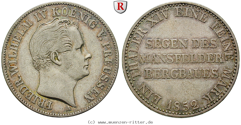 Klicken Sie auf das Bild um es auf Ihrem Rechner zu speichern brandenburg-preussen-friedrich-wilhelm-iv-ausbeutetaler/100590.jpg