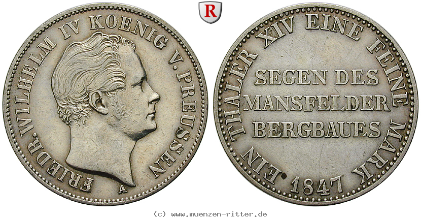 Klicken Sie auf das Bild um es auf Ihrem Rechner zu speichern brandenburg-preussen-friedrich-wilhelm-iv-ausbeutetaler/101416.jpg