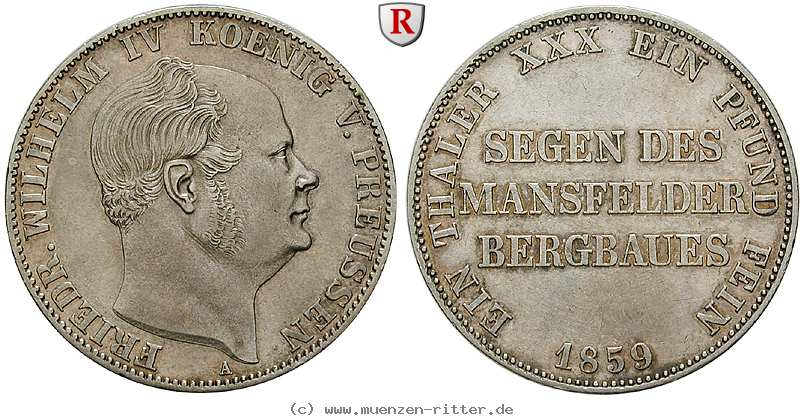 Klicken Sie auf das Bild um es auf Ihrem Rechner zu speichern brandenburg-preussen-friedrich-wilhelm-iv-ausbeutetaler/80493.jpg