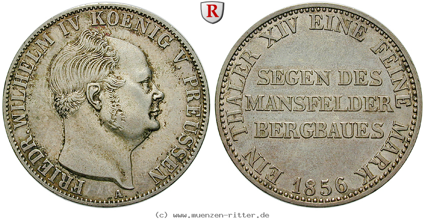 Klicken Sie auf das Bild um es auf Ihrem Rechner zu speichern brandenburg-preussen-friedrich-wilhelm-iv-ausbeutetaler/90692.jpg