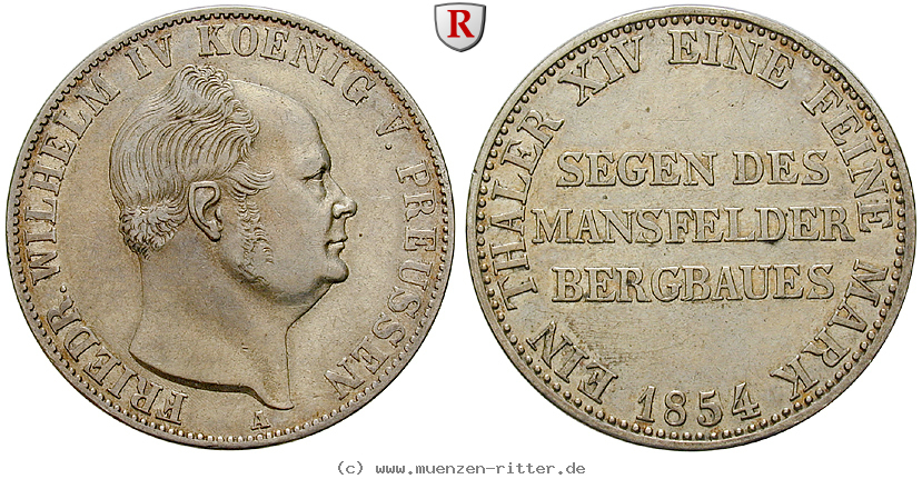 Klicken Sie auf das Bild um es auf Ihrem Rechner zu speichern brandenburg-preussen-friedrich-wilhelm-iv-ausbeutetaler/98775.jpg