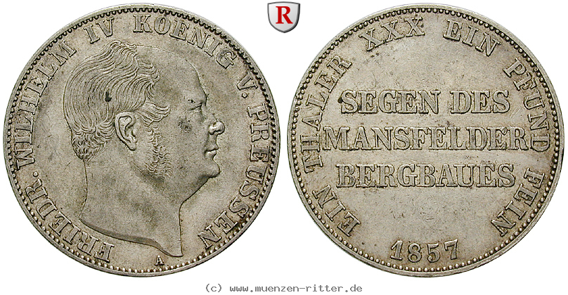 Klicken Sie auf das Bild um es auf Ihrem Rechner zu speichern brandenburg-preussen-friedrich-wilhelm-iv-ausbeutevereinstaler/26968.jpg