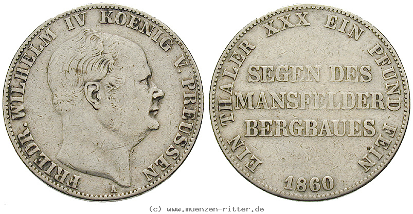 Klicken Sie auf das Bild um es auf Ihrem Rechner zu speichern brandenburg-preussen-friedrich-wilhelm-iv-ausbeutevereinstaler/30382.jpg