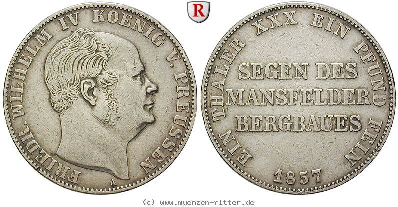 Klicken Sie auf das Bild um es auf Ihrem Rechner zu speichern brandenburg-preussen-friedrich-wilhelm-iv-ausbeutevereinstaler/49877.jpg