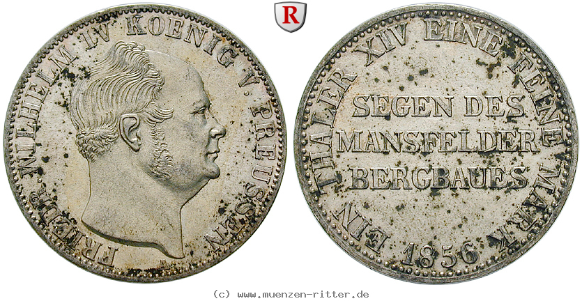 Klicken Sie auf das Bild um es auf Ihrem Rechner zu speichern brandenburg-preussen-friedrich-wilhelm-iv-ausbeutevereinstaler/66172.jpg
