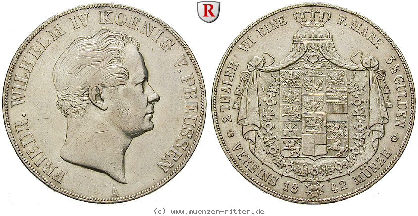 Klicken Sie auf das Bild um es auf Ihrem Rechner zu speichern brandenburg-preussen-friedrich-wilhelm-iv-doppeltaler/39737.jpg