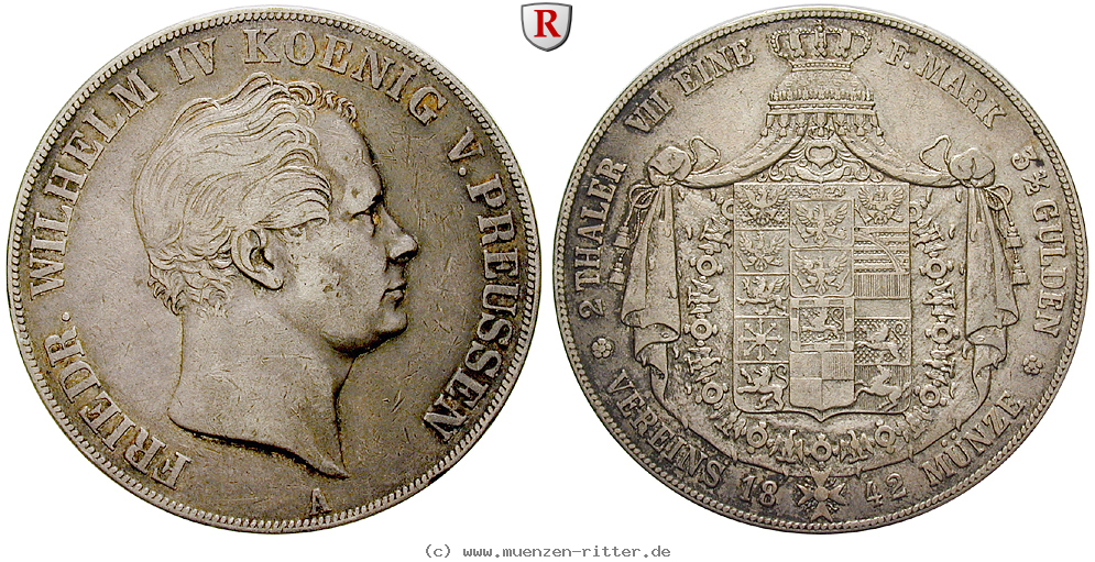 Klicken Sie auf das Bild um es auf Ihrem Rechner zu speichern brandenburg-preussen-friedrich-wilhelm-iv-doppeltaler/51844.jpg