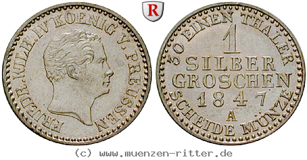Klicken Sie auf das Bild um es auf Ihrem Rechner zu speichern brandenburg-preussen-friedrich-wilhelm-iv-silbergroschen/eadt8918.jpg