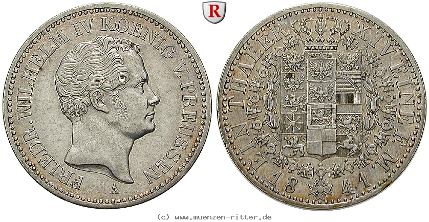 Klicken Sie auf das Bild um es auf Ihrem Rechner zu speichern brandenburg-preussen-friedrich-wilhelm-iv-taler/76066.jpg