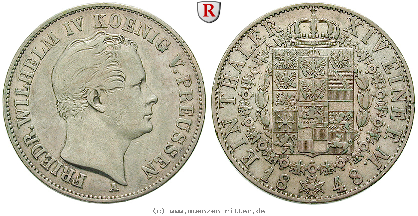 Klicken Sie auf das Bild um es auf Ihrem Rechner zu speichern brandenburg-preussen-friedrich-wilhelm-iv-taler/88260.jpg