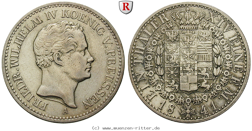 Klicken Sie auf das Bild um es auf Ihrem Rechner zu speichern brandenburg-preussen-friedrich-wilhelm-iv-taler/92905.jpg