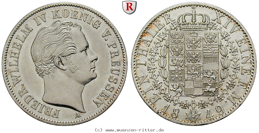 Klicken Sie auf das Bild um es auf Ihrem Rechner zu speichern brandenburg-preussen-friedrich-wilhelm-iv-taler/92907.jpg